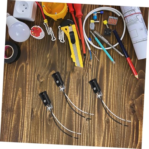 FUTUREORYY 5 Stück Teiliges Candelabra Lampenfassung mit Kabel Elektrischer Anschluss ohne Schalter Hitzebeständig Geeignet für Kronleuchter Wandleuchten und Tischlampen Sichere Stromleitung FUTUREORYY 5 Stück Teiliges Candelabra Lampenfassung mit Kabel Elektrischer Anschluss ohne Schalter Hitzebeständig Geeignet für Kronleuchter Wandleuchten und Tischlampen Sichere Stromleitung von FUTUREORYY