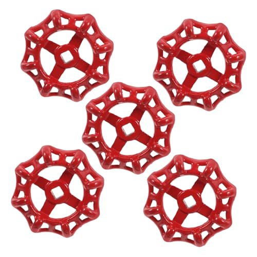 FUTUREORYY 5 Stück Teiliges Rotes Ventil handrad aus Robustem Griff Einfach zu Montierendes Absperrventil ersatzteil für Außenwasserhähne und Hausgebrauch FUTUREORYY 5 Stück Teiliges Rotes Ventil handrad aus Robustem Griff Einfach zu Montierendes Absperrventil ersatzteil für Außenwasserhähne und Hausgebrauch von FUTUREORYY