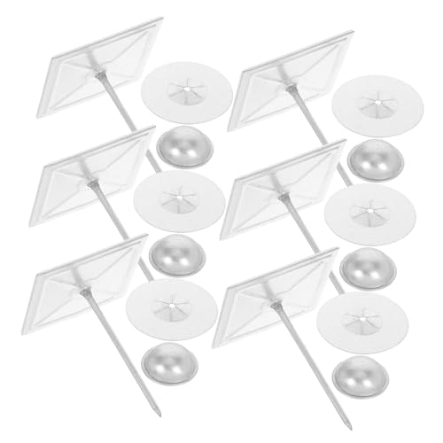 FUTUREORYY 50 Sätze Isoliernägel mit Selbstklebendem Design Aluminium Dome Head Thermal Pins für Schaumstoffplattenbefestigung an Wänden Decken und Böden Teiliges Set FUTUREORYY 50 Sätze Isoliernägel mit Selbstklebendem Design Aluminium Dome Head Thermal Pins für Schaumstoffplattenbefestigung an Wänden Decken und Böden Teiliges Set von FUTUREORYY