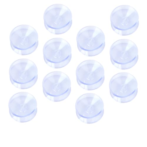 FUTUREORYY 50 Stück Doppelseitige Saugnäpfe Transparente Glas saugnapf Pads rutschfeste Schutzpolster für Tischplatten Möbel Bad Spiegel Stoßdämpfend und Vielseitig Einsetzbar von FUTUREORYY