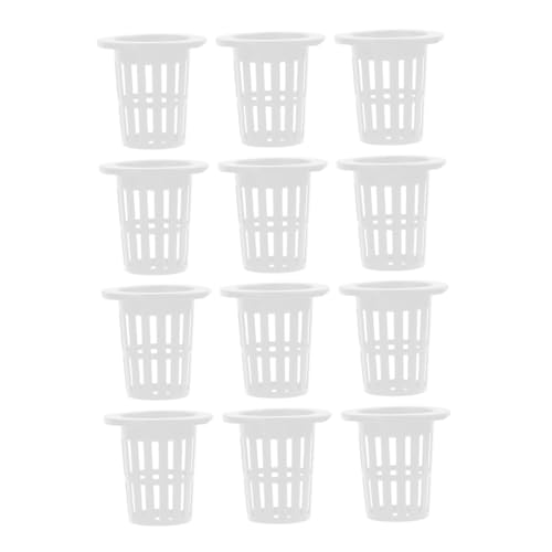 FUTUREORYY 50 Stück Hydroponik Pflanzkorb Weiß Kunststoff Netztopf für Garten Balkon Pflanzenanzucht Langlebig Korrosionsbeständig mit Optimaler Belüftung und Drainage für Gesunde Wurzeln FUTUREORYY 50 Stück Hydroponik Pflanzkorb Weiß Kunststoff Netztopf für Garten Balkon Pflanzenanzucht Langlebig Korrosionsbeständig mit Optimaler Belüftung und Drainage für Gesunde Wurzeln von FUTUREORYY