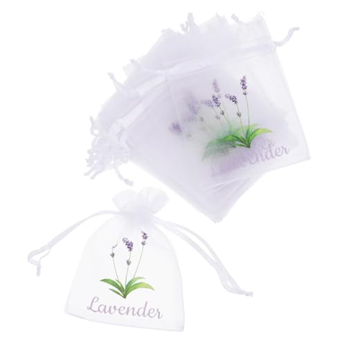 FUTUREORYY 50 Stück Leere Lavendel Säckchen Kordelzug Beutel aus Atmungsaktivem Mesh für Getrocknete Blumen Gewürze und Aufbewahrung Dufttaschen für Schränke und von FUTUREORYY