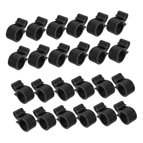FUTUREORYY 50 Stück Teiliges Kunststoff Schlauchschellen für Gartenbewässerung Wetterfeste PE Rohrhalter Clips zur Stabilen Fixierung von Tropfrohren Einfache Werkzeuglose Anbringung von FUTUREORYY