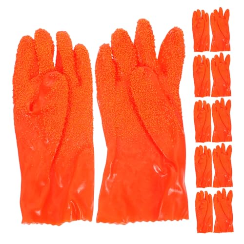 FUTUREORYY 6 Paare Wasserfeste Abriebfeste Rohrreinigungshandschuhe Rutschfest Langlebig für Abfluss Sanitärarbeiten Schutz bei Nassen Arbeitsumgebungen FUTUREORYY 6 Paare Wasserfeste Abriebfeste Rohrreinigungshandschuhe Rutschfest Langlebig für Abfluss Sanitärarbeiten Schutz bei Nassen Arbeitsumgebungen von FUTUREORYY
