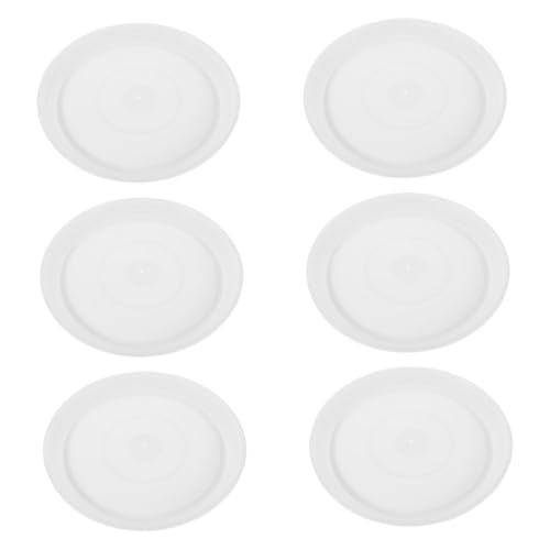 FUTUREORYY 6 Stück Runde Pflanzenteller aus Strapazierfähigem Kunststoff Wasserfester Übertopf-untersetzer für Drinnen und Draußen Effektive Wasserauffangschalen für Blumentöpfe im Garten und von FUTUREORYY