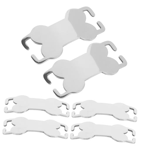 FUTUREORYY 6 Stück Teiliges Edelstahl Hundemarken Knochenform Langlebige Gravierbare Namensschilder für Kleine bis Mittelgroße Haustiere Geeignet für Hunde Katzen Welpen FUTUREORYY 6 Stück Teiliges Edelstahl Hundemarken Knochenform Langlebige Gravierbare Namensschilder für Kleine bis Mittelgroße Haustiere Geeignet für Hunde Katzen Welpen von FUTUREORYY