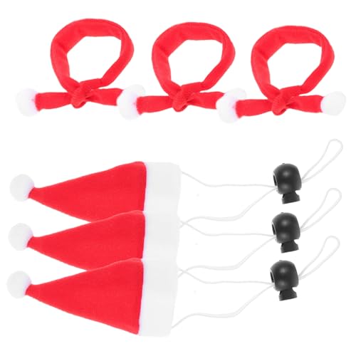 FUTUREORYY 6 Stück Teiliges Haustier Weihnachtskostüm mit Nikolausmütze und Weichem Schal Leichtes Hautfreundliches Pet Cosplay für Hunde und Katzen Festliche Dekoration für Weihnachtsfeier FUTUREORYY 6 Stück Teiliges Haustier Weihnachtskostüm mit Nikolausmütze und Weichem Schal Leichtes Hautfreundliches Pet Cosplay für Hunde und Katzen Festliche Dekoration für Weihnachtsfeier von FUTUREORYY