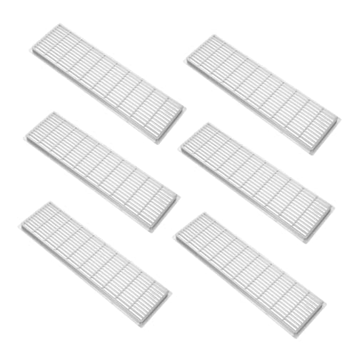 FUTUREORYY 6 Stück Teiliges Rechteckiges Kunststoff lüftungsgitter für Schränke Luftdurchlässige Ventilationsabdeckung für Wände Decken und Schuhschränke Feuchtigkeitsbeständig Winddicht von FUTUREORYY