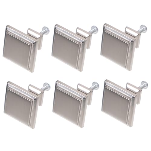 FUTUREORYY 6 Stück Teiliges Türgriffe aus Zinklegierung Goldfarbene Möbelgriffe mit Einzelbohrung Einfache Installation Robust und Verformungsbeständig Passend für Schränke Kommoden und von FUTUREORYY