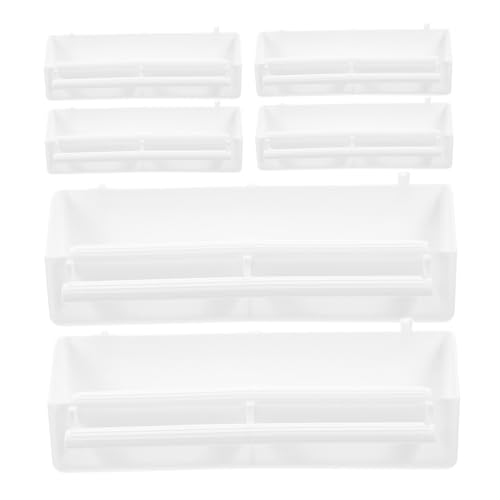 FUTUREORYY 6 Stück Teiliges Vogel Futter Wasserspender Robustem PP Rutschfestes Design Abnehmbar für Einfache Reinigung Geeignet für Papageien Wellensittiche und Kleine Vögel im Käfig FUTUREORYY 6 Stück Teiliges Vogel Futter Wasserspender Robustem PP Rutschfestes Design Abnehmbar für Einfache Reinigung Geeignet für Papageien Wellensittiche und Kleine Vögel im Käfig von FUTUREORYY