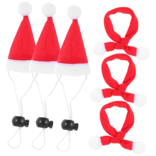 FUTUREORYY 6 Stück Teiliges Weihnachts Haustierkostüm mit Elastischen Nikolausmützen und Plüschschals Atmungsaktiv Bequem Strapazierfähig für Hunde und Katzen Weihnachtsfeier und Fotografie FUTUREORYY 6 Stück Teiliges Weihnachts Haustierkostüm mit Elastischen Nikolausmützen und Plüschschals Atmungsaktiv Bequem Strapazierfähig für Hunde und Katzen Weihnachtsfeier und Fotografie von FUTUREORYY