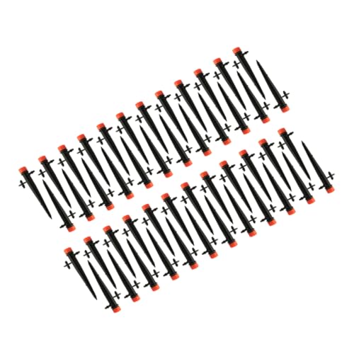 FUTUREORYY 60 Stück Inserting Ground Dripper mit Löchern Drehbarer Verstellbarer Gartenbewässerungstropfer Roter Bewässerungssprinkler für Blumen Pflanzen Grünfläche FUTUREORYY 60 Stück Inserting Ground Dripper mit Löchern Drehbarer Verstellbarer Gartenbewässerungstropfer Roter Bewässerungssprinkler für Blumen Pflanzen Grünfläche von FUTUREORYY