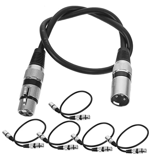 FUTUREORYY 6Stücke Pin Xlr Kabel Männlich zu Weiblich für Mikrofon und Audioverbindungen für Ktv Soundsysteme und Professionelle Anwendungen von FUTUREORYY