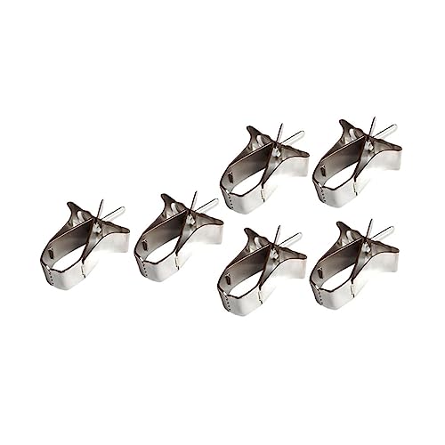 FUTUREORYY 6stücke Teiliges Edelstahl Vogelfutter Clips Multifunktionale Obst Und Gemüsehalter Für Vögel Und Kleine Haustiere Installieren Und Langlebig von FUTUREORYY