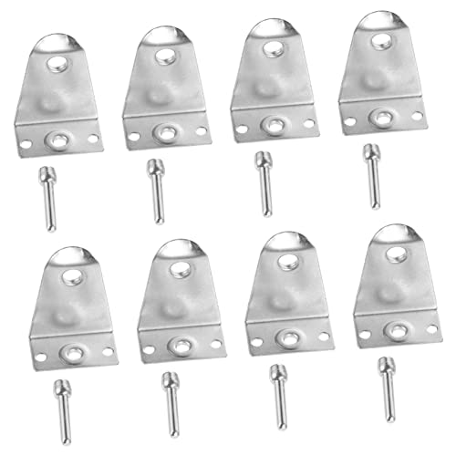 FUTUREORYY 8 Sätze Jalousien Halterung mit Teiliges Set Langlebige Metall Blind Brackets zur Befestigung von Fensterjalousien Passend Einfach zu Montieren und Unauffällig von FUTUREORYY