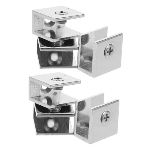 FUTUREORYY 8 Stück Glasklammer Metall Glashalter Clips für Glasflächen Starker Halt Einfache Montage Langlebige Glasbefestigung für Zuhause und Büro FUTUREORYY 8 Stück Glasklammer Metall Glashalter Clips für Glasflächen Starker Halt Einfache Montage Langlebige Glasbefestigung für Zuhause und Büro von FUTUREORYY