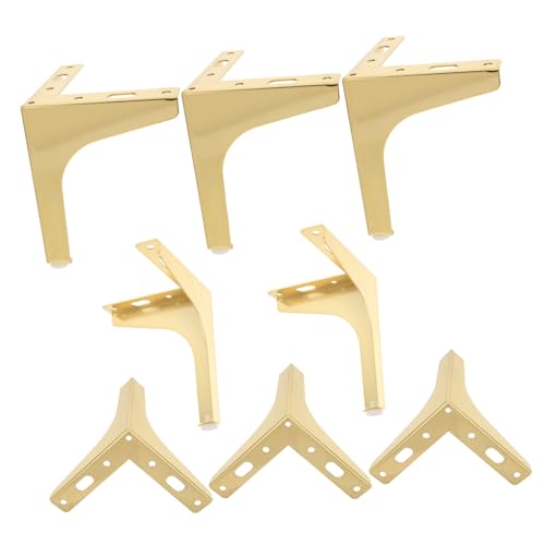 FUTUREORYY 8 Stück Teiliges Goldene Metall möbelfüße Stabile Ersatzbeine für Sofa Tv Schrank Couchtisch Badmöbel Minimalistisches Design Einfache Montage Robuste Unterstützung FUTUREORYY 8 Stück Teiliges Goldene Metall möbelfüße Stabile Ersatzbeine für Sofa Tv Schrank Couchtisch Badmöbel Minimalistisches Design Einfache Montage Robuste Unterstützung von FUTUREORYY