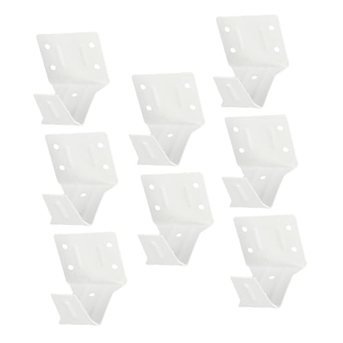 FUTUREORYY 8 Stück Teiliges Metall Jalousienhalter mit Mittlerer Stütze Stabile Fensterjalousien Montageklammern für Lamellenjalousien und Vorhangsysteme Vielseitiges Zubehör zur von FUTUREORYY