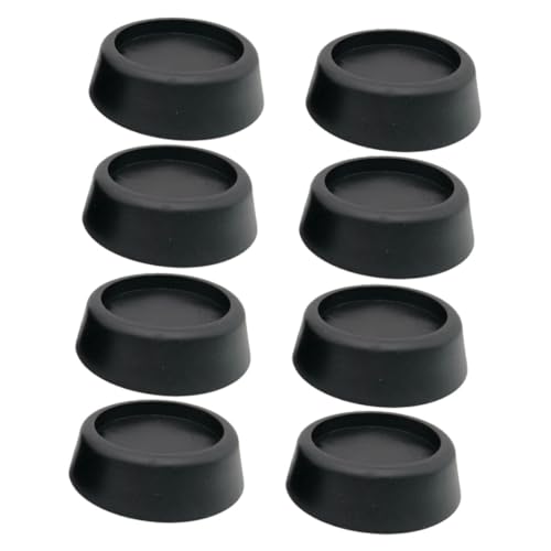 FUTUREORYY 8 Stück Teiliges Vibrationspad für Waschmaschinen rutschfeste Wasserfeste Gummipads mit Hoher Tragkraft Schützend und Bodenschonend Geeignet für Waschmaschinen Untergestell von FUTUREORYY