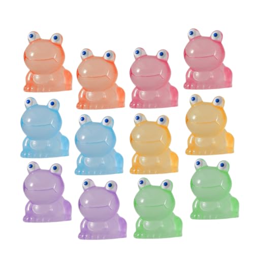 FUTUREORYY 80 Stück Teiliges Mini Frosch Figuren Leuchtend im Dunkeln Kleine Harz Tier Deko für Garten Miniatur Micro Landschaft DIY Gartendekoration Bunte Nachtlicht Frosch Miniaturen FUTUREORYY 80 Stück Teiliges Mini Frosch Figuren Leuchtend im Dunkeln Kleine Harz Tier Deko für Garten Miniatur Micro Landschaft DIY Gartendekoration Bunte Nachtlicht Frosch Miniaturen von FUTUREORYY