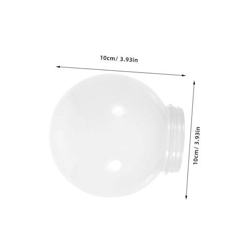 FUTUREORYY Acryl Lampenschirm Kugel Ø Outdoor Ersatz Lampenabdeckung Opal Wetterfest Moderne Gartendeko Rundes Lampenglas für Wand Straßenlampen von FUTUREORYY
