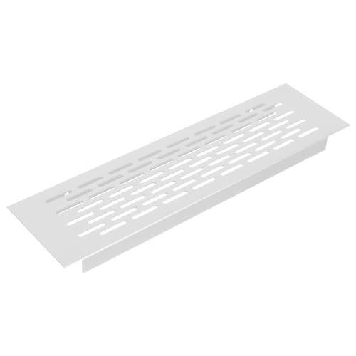 FUTUREORYY Aluminium Lüftungsgitter Rechteckig Korrosionsbeständig Belüftungsloch für Schuhschrank Möbel mit Hoher Tragfähigkeit und Einfache Montage und Reinigung von FUTUREORYY