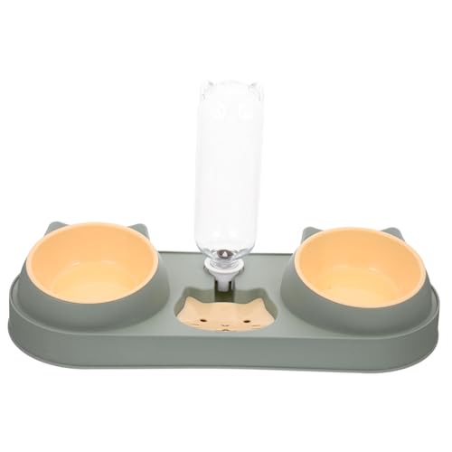FUTUREORYY Automatischer Doppelter Futternapf aus Kunststoff mit Wasserbehälter Praktischer Futter und Wasserspender für Katzen und Hunde Langlebig Leicht Stilvolles Design Zeitsparend und FUTUREORYY Automatischer Doppelter Futternapf aus Kunststoff mit Wasserbehälter Praktischer Futter und Wasserspender für Katzen und Hunde Langlebig Leicht Stilvolles Design Zeitsparend und von FUTUREORYY
