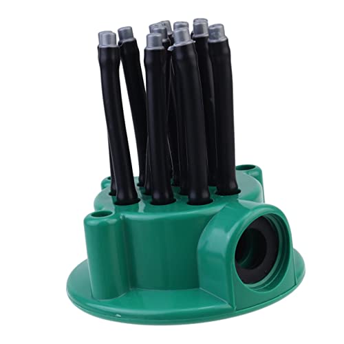 FUTUREORYY Automatischer Gartensprühkopf mit Mehreren Sprühdüsen Abs PVC Langlebig Kühlender Bewässerungssprinkler für Garten Gewächshaus und Landwirtschaftliche Bewässerung von FUTUREORYY