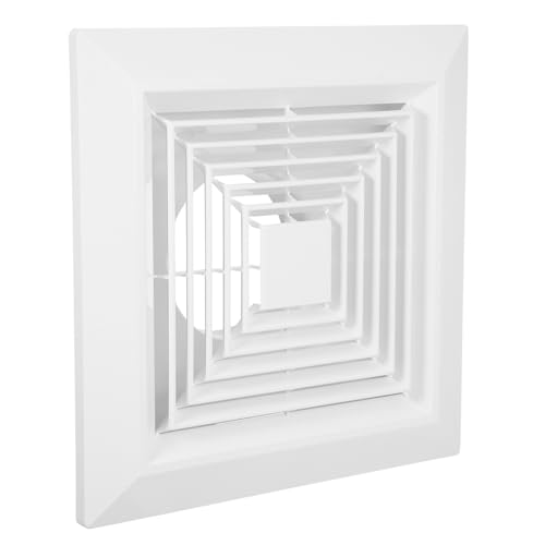 FUTUREORYY Badezimmer Lüfter Abdeckung Quadratische Deckenventilation mit Clip Feuchtigkeitsresistent für Integrierte Decken Kücheneinsatz Wand Abluft Ersatzteil Luftauslass FUTUREORYY Badezimmer Lüfter Abdeckung Quadratische Deckenventilation mit Clip Feuchtigkeitsresistent für Integrierte Decken Kücheneinsatz Wand Abluft Ersatzteil Luftauslass von FUTUREORYY