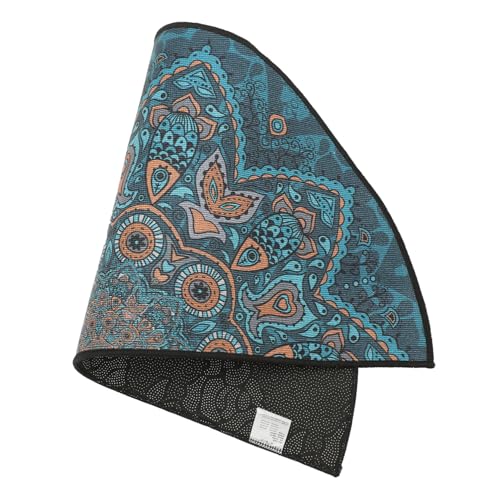 FUTUREORYY Boho Teppich Halbkreis Wohnzimmervorleger Ethno Stil rutschfest Waschbar Wasserabsorbierend Indoor Türmatte für Eingang Schlafzimmer Wohnzimmer von FUTUREORYY