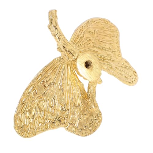 FUTUREORYY Butterfly Messing Griff Schrankgriff Möbelknopf Kompakt Langlebig für Schränke Kleiderschrank Schuhschrank Wohnzimmer Küche von FUTUREORYY