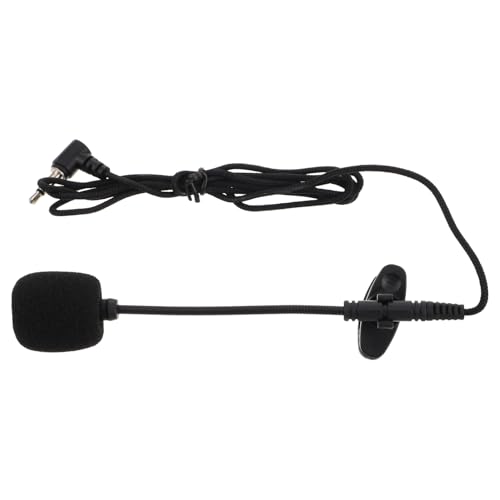 FUTUREORYY Clip -abholung Mikrofon Für Sprachverstärker Sprachverstärkermikrofon Instrumentmikrofonabholung Lavalier -mikrofon Für Audiogerät Tragbares Sprachverstärkergerät Metall Schwarz von FUTUREORYY