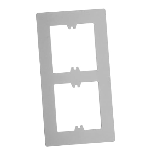 FUTUREORYY Dekorative Lichtschalter abdeckplatte Zweifach Abdeckung Steckdose Wandplatte mit Großer Abdeckung und Verdecktem Design für Stilvolle Raumdekoration und Einfache Montage FUTUREORYY Dekorative Lichtschalter abdeckplatte Zweifach Abdeckung Steckdose Wandplatte mit Großer Abdeckung und Verdecktem Design für Stilvolle Raumdekoration und Einfache Montage von FUTUREORYY