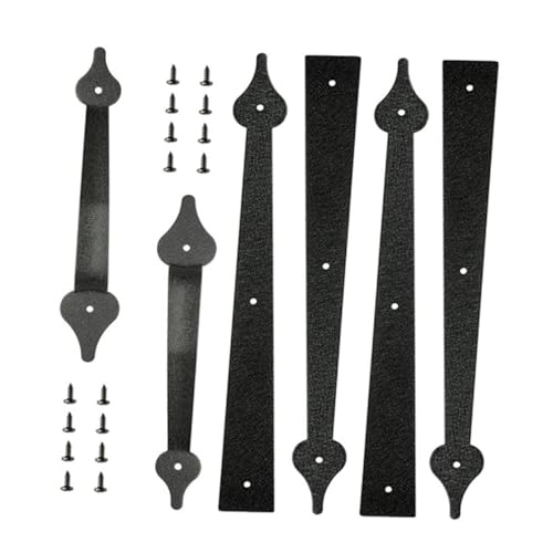 FUTUREORYY Dekorativer Garagentürgriff Kohlenstoffstahl Türscharnier Robust Rostfrei mit Einfacher Montage für Heimwerker und Möbelverbesserung FUTUREORYY Dekorativer Garagentürgriff Kohlenstoffstahl Türscharnier Robust Rostfrei mit Einfacher Montage für Heimwerker und Möbelverbesserung von FUTUREORYY