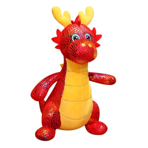 FUTUREORYY Zodiac Plüschspielzeug Chinesischer Drachen Plüschmascot Für Neujahr Dekoratives Stofftier Für Und Anlässe Glück Und von FUTUREORYY