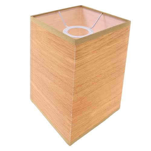 FUTUREORYY Eckiger Lampenschirm aus Baumwoll Leinen Ersatz für Tischlampe und Wandlampe Naturfarbenes Stoff Design mit Baumrindenstruktur Robust und Dekorativ Geeignet für Wohn und FUTUREORYY Eckiger Lampenschirm aus Baumwoll Leinen Ersatz für Tischlampe und Wandlampe Naturfarbenes Stoff Design mit Baumrindenstruktur Robust und Dekorativ Geeignet für Wohn und von FUTUREORYY