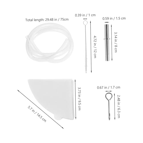 FUTUREORYY Edelstahl Ahornsirup Baumhahn mit Robustem Gewindebohrer und Synthetischem Filter Langlebiges Baumtap Werkzeug für Reinen Sirup Inklusive Reinigungsbürste Geeignet für von FUTUREORYY
