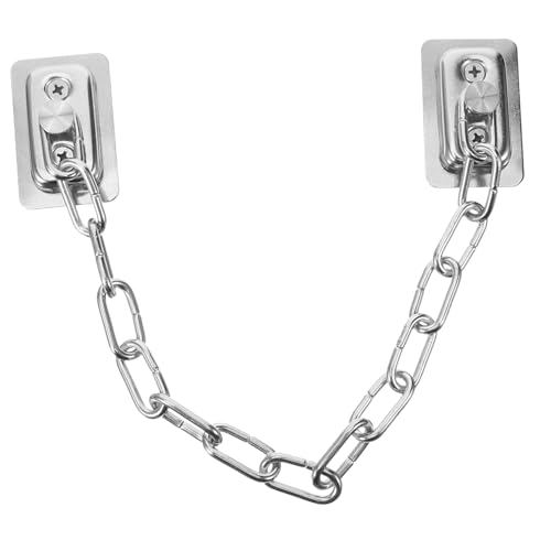 FUTUREORYY Edelstahl Fenster sicherheitskette Türschutz ohne Bohren Korrosionsbeständig Sicher Vielseitig für Innenräume Wie Wohnung Büro Hotel und Haustiere Geeignet von FUTUREORYY