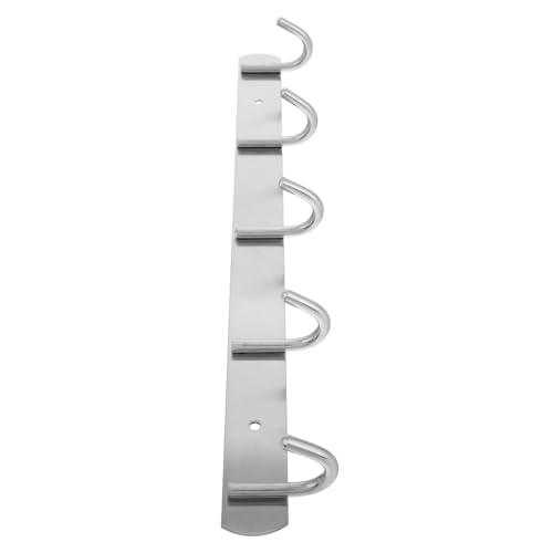 FUTUREORYY Edelstahl Garderobenhaken Rostfrei Robust Hohe Tragkraft Modernes Design Wandmontierbar ohne Bohren für Bad Schlafzimmer Küche von FUTUREORYY