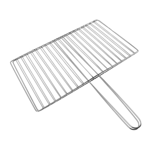 FUTUREORYY Edelstahl Grillkorb mit Griff Robustes BBQ Grillzubehör für Fisch Gemüse und Fleisch Grillkörbe Hitzebeständig und Langlebig für Outdoor Camping und Grillen von FUTUREORYY