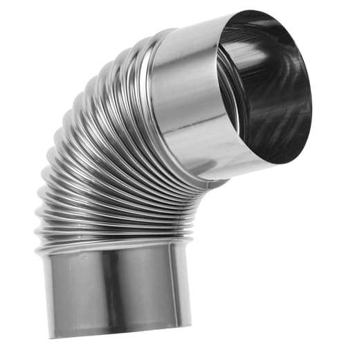 FUTUREORYY Edelstahl Ofenrohr Bogen Kaminrohr Abgasrohr Feuerholz Abzugskanal für Holzofen Effiziente Rauchführung und Verbindung FUTUREORYY Edelstahl Ofenrohr Bogen Kaminrohr Abgasrohr Feuerholz Abzugskanal für Holzofen Effiziente Rauchführung und Verbindung von FUTUREORYY
