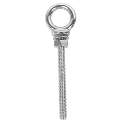 FUTUREORYY Edelstahl Ringschraube Lang mit Mutter und Unterlegscheibe Rostfrei Hohe Tragkraft Vielseitig Einsetzbar zum Aufhängen Schwerer Lasten und Möbelbefestigung von FUTUREORYY