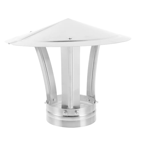 FUTUREORYY Edelstahl Schornstein Regenhut Windschutz Kaminabdeckung Außendurchmesser Wasserdichter Kaminhauben Schutz für Außen Rauchrohr Dachlüftung FUTUREORYY Edelstahl Schornstein Regenhut Windschutz Kaminabdeckung Außendurchmesser Wasserdichter Kaminhauben Schutz für Außen Rauchrohr Dachlüftung von FUTUREORYY