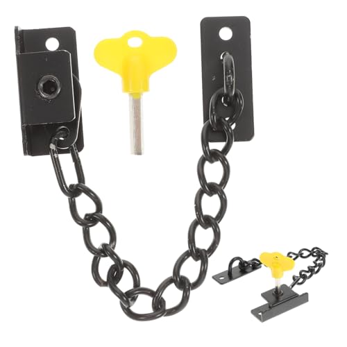 FUTUREORYY Edelstahl Türsicherheitskette mit Einstellbarer Sicherheitskette Korrosionsbeständig und Rostfrei für Innen Fenster Einfache Montage Schutz vor Einbruch und Kindersicherung von FUTUREORYY