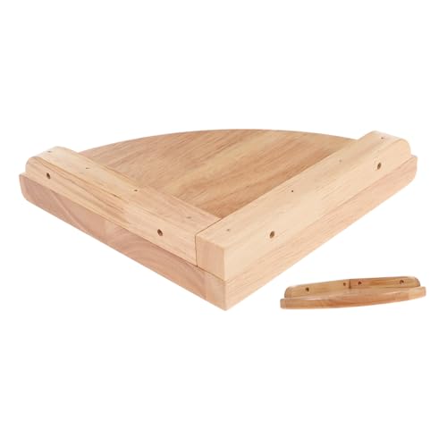 FUTUREORYY Eichenholz Eckregal Fan Förmiges Wandregal Wasserabweisend Umweltfreundlich Robust Für Wohnzimmer Schlafzimmer Küche Badezimmer FUTUREORYY Eichenholz Eckregal Fan Förmiges Wandregal Wasserabweisend Umweltfreundlich Robust Für Wohnzimmer Schlafzimmer Küche Badezimmer von FUTUREORYY