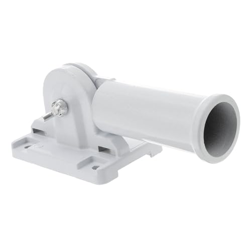 FUTUREORYY Einstellbarer Fahnenmasthalter aus Aluminiumlegierung Wandhalterung Weiß für Fahnenstangen Robust Wetterfest Outdoor Geeignet von FUTUREORYY