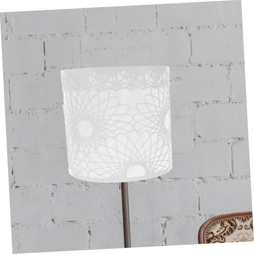 FUTUREORYY Eisen Lampenschirm Weiß Modern Deckenlampe Hohlmuster Robustes Metall Für Flur Wandlampe Vielseitig Romantische Beleuchtung von FUTUREORYY