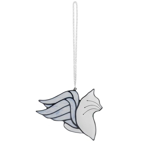 FUTUREORYY Engel Wings Pendant Bilderrahmen zum Gedenken an Katzen Fensterbehänge aus Buntglas Katzenfiguren Buntglasvögel Katze Sonnenfänger Buntglasfenster Krähe Acryl FUTUREORYY Engel Wings Pendant Bilderrahmen zum Gedenken an Katzen Fensterbehänge aus Buntglas Katzenfiguren Buntglasvögel Katze Sonnenfänger Buntglasfenster Krähe Acryl von FUTUREORYY