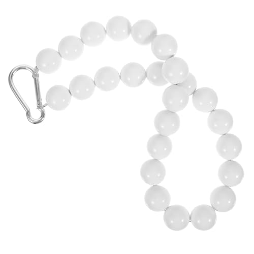 FUTUREORYY Ersatz Fahnenmast Retainer Ring aus Edelstahl und PVC Langlebiger Beaded Flag Retainer Ring für Innen Halyard Wetterfestes Fahnenmast Zubehör Vielseitig für Pflanzenhalterung von FUTUREORYY
