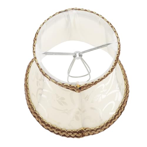 FUTUREORYY Europäischer Stofflampenschirm aus Hochwertigem Material Sanfte Lichtstreuung Elegantes Design für Tischlampen und Deckenleuchten Praktische Lampenabdeckung in Beige mit Muster FUTUREORYY Europäischer Stofflampenschirm aus Hochwertigem Material Sanfte Lichtstreuung Elegantes Design für Tischlampen und Deckenleuchten Praktische Lampenabdeckung in Beige mit Muster von FUTUREORYY